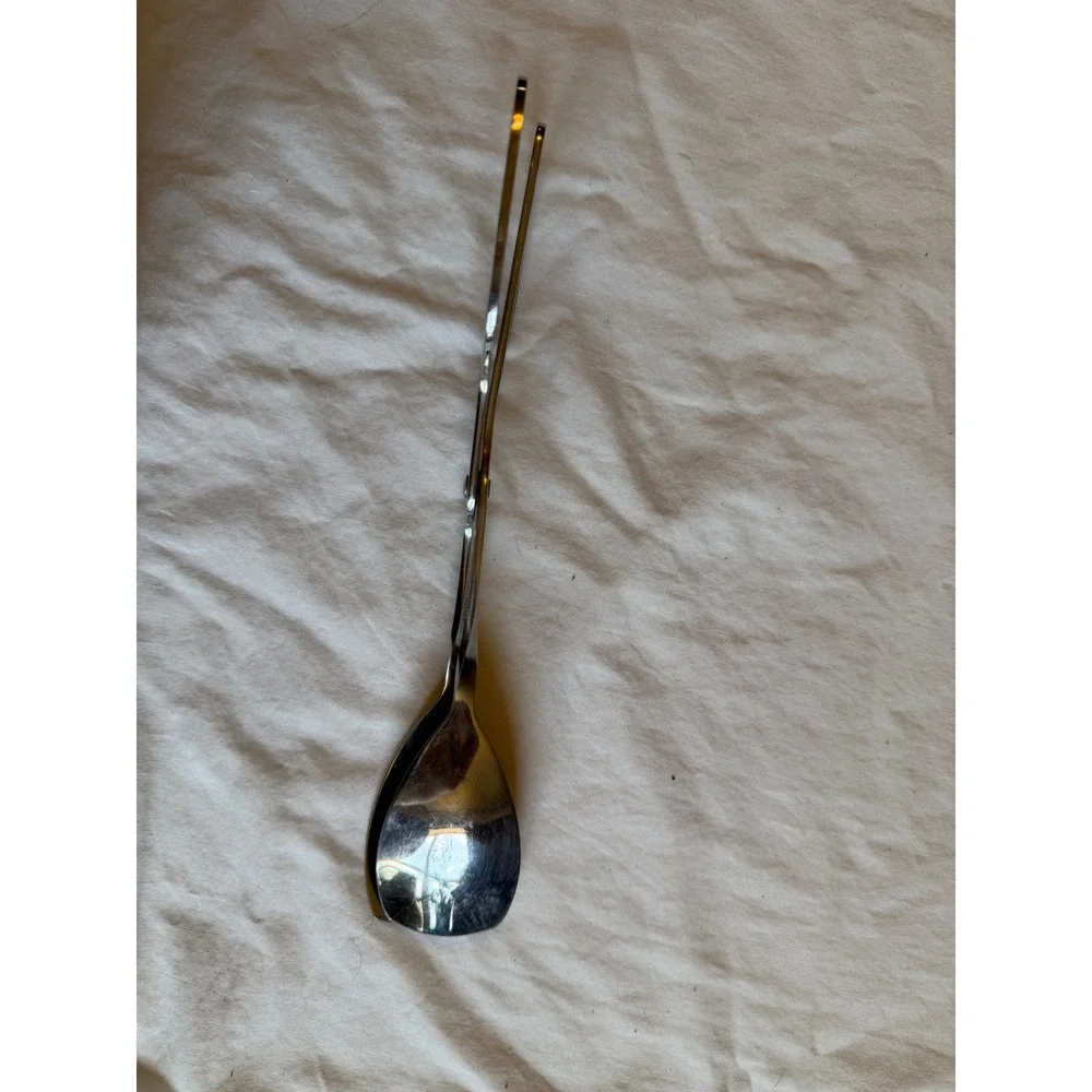 Oneida Stainless Steel Scissor Salad Tongs Silver Serving Utensils 9.5 Inch